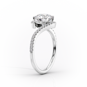 The Pave Skyler Set With A 2 Carat Marquise Lab Diamond