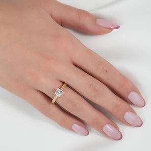 The Elizabeth Set With A Princess Moissanite