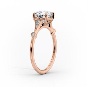 The Amber Set With A 3 Carat Marquise Lab Diamond