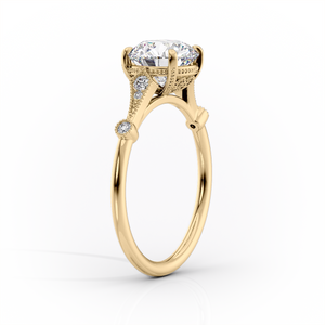 The Amber Set With A 2 Carat Marquise Lab Diamond