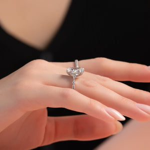 The Amber Set With A 2 Carat Radiant Lab Diamond