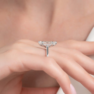 The Natalie Set With A Marquise Moissanite