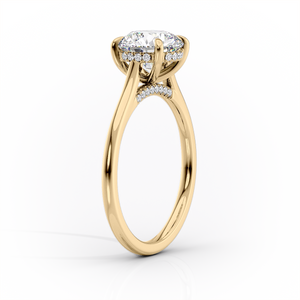 The Natalie Set With A 1 Carat Marquise Lab Diamond