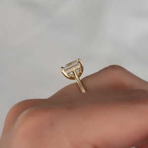 The Natalie Set With A Princess Moissanite