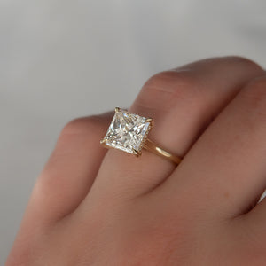 The Natalie Set With A 1 Carat Princess Moissanite