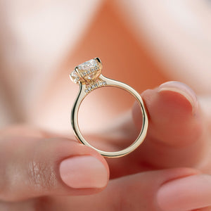 The Natalie Set With A Radiant Moissanite