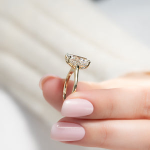 The Natalie Set With A Radiant Moissanite