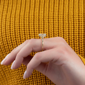 The Natalie Set With A Radiant Moissanite