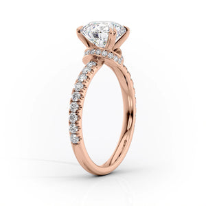 The Sofia Set With A 4.5 Carat Emerald Moissanite