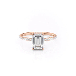 The Low Profile Kamellie Set With A 1 Carat Emerald Lab Diamond