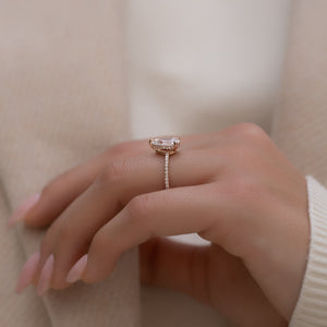 The Low Profile Kamellie Set With A 2 Carat Pear Lab Diamond