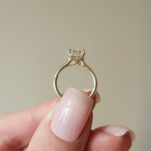 The Ellie Set With A 2 Carat Radiant Lab Diamond