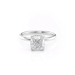 The Alex Set With A 1.5 Carat Cushion Lab Diamond