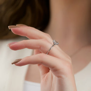 The Alex Set With A 2 Carat Emerald Lab Diamond