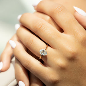 The Alex Set With A 2 Carat Oval Lab Diamond