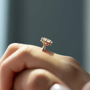The Alex Set With A 2 Carat Oval Lab Diamond