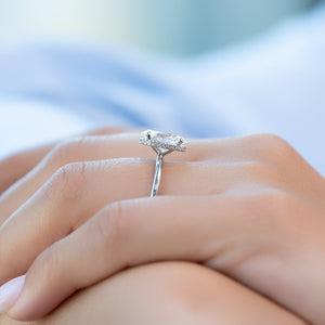 The Alex Set With A 2 Carat Oval Lab Diamond
