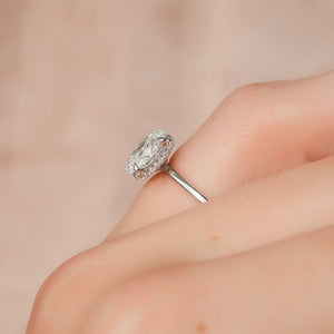 The Alex Set With A 2 Carat Oval Lab Diamond