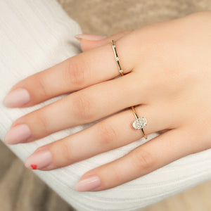 The Alex Set With A 2.5 Carat Oval Lab Diamond