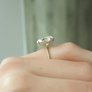 The Alex Set With A Oval Moissanite