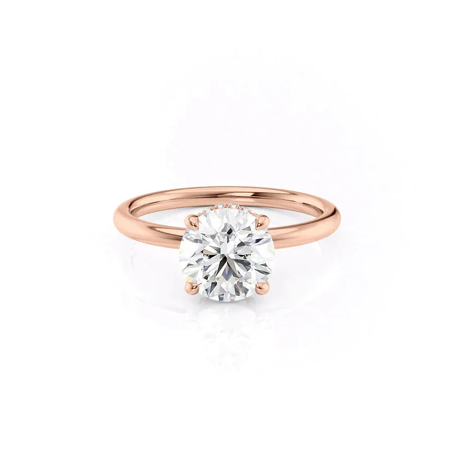 The Alex Set With A 2 Carat Round Lab Diamond
