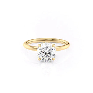 The Alex Set With A 3 Carat Round Lab Diamond