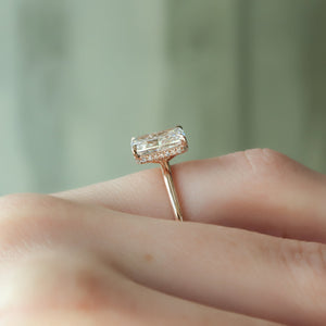 The Alex Set With A 2 Carat Radiant Lab Diamond
