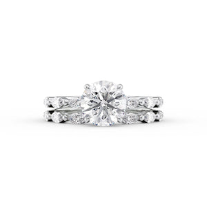 The Lucia Set With A 1.5 Carat Round Lab Diamond