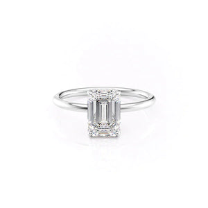 The Low Profile Kamellie Set With A 2.5 Carat Emerald Lab Diamond