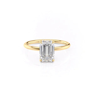 The Low Profile Kamellie Set With A 2.5 Carat Emerald Lab Diamond