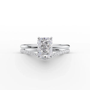 The Low Profile Kamellie Set With A 1 Carat Radiant Lab Diamond