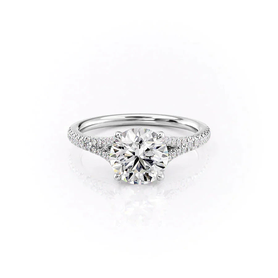 The Jade Set With A 2 Carat Round Lab Diamond