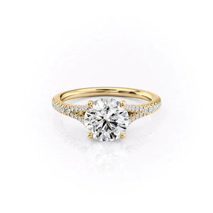 The Jade Set With A 1.5 Carat Round Lab Diamond