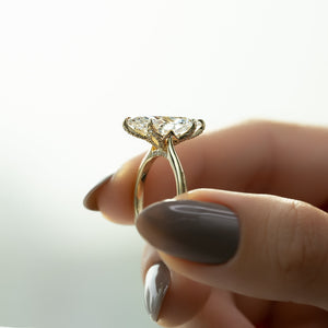 The Madison Set With A Marquise Moissanite