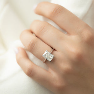 The Madison Set With A 3 Carat Radiant Lab Diamond