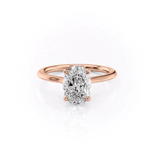 The Madison Set With A 2 Carat Oval Lab Diamond