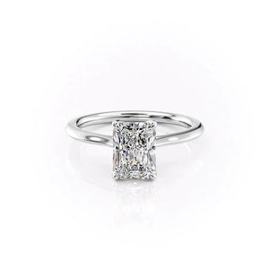 The Madison Set With A 3 Carat Radiant Lab Diamond