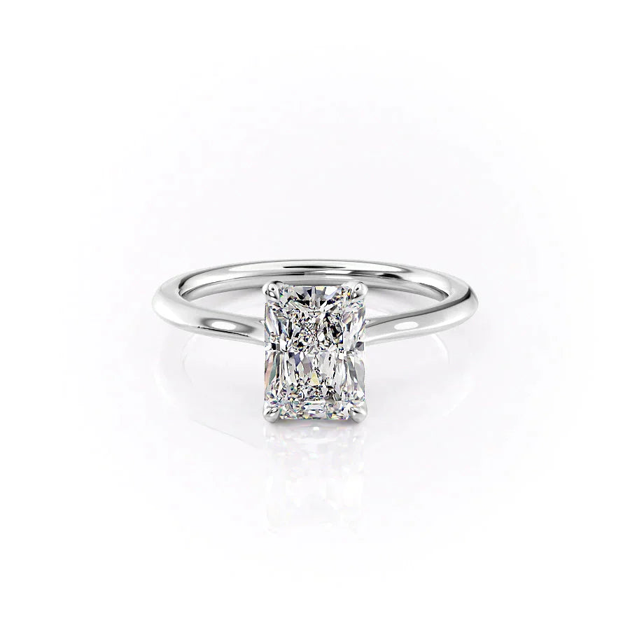 The Madison Set With A 2 Carat Radiant Lab Diamond