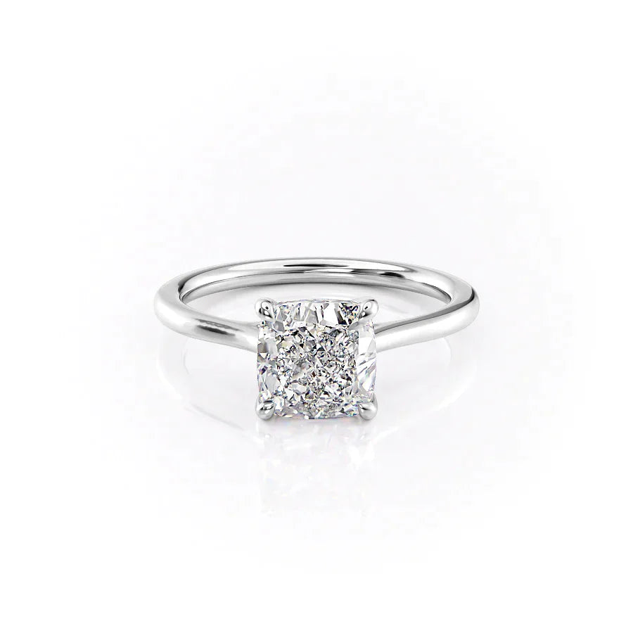 The Lexie Set With A 2 Carat Cushion Lab Diamond