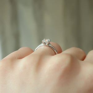 The Lexie Set With A Elongated Cushion Moissanite