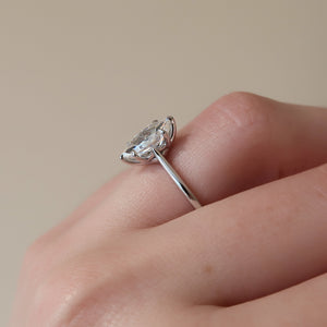 The Lexie Set With A 1.5 Carat Marquise Lab Diamond
