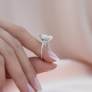 The Lexie Set With A 1.5 Carat Marquise Lab Diamond
