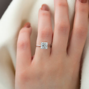 The Lexie Set With A Princess Moissanite