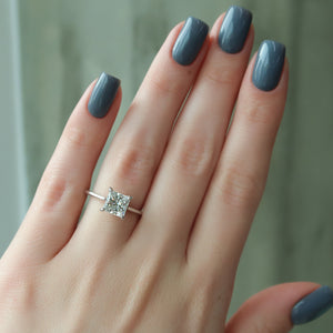 The Lexie Set With A Princess Moissanite