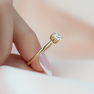 The Lexie Set With A 3 Carat Round Lab Diamond