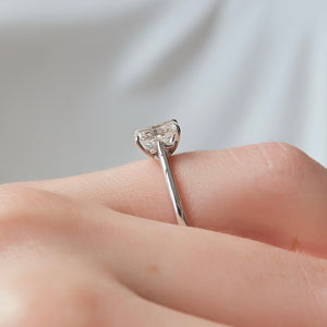 The Lexie Set With A Radiant Moissanite