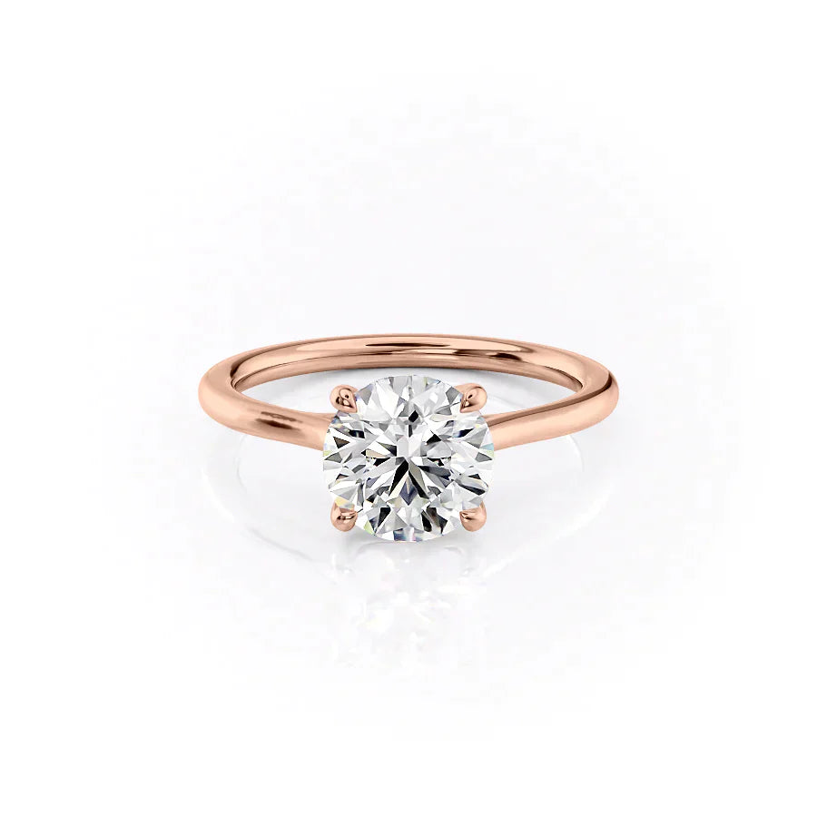 The Lexie Set With A 1 Carat Round Lab Diamond
