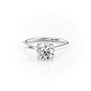 The Lexie Set With A 1.5 Carat Round Moissanite