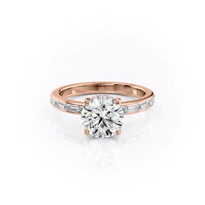 The Jennifer Set With A 1 Carat Round Lab Diamond