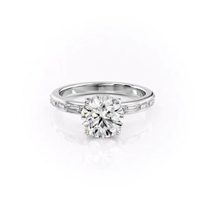The Jennifer Set With A 2 Carat Round Lab Diamond